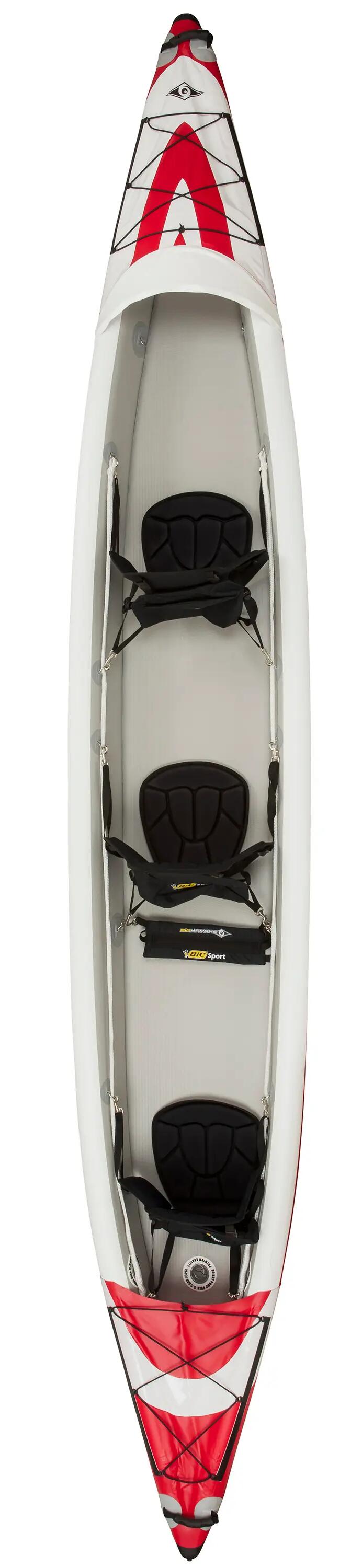 CANOE KAYAK GONFLABLE YAKKAIR FULL HAUTE PRESSION 3 PLACES