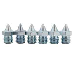 SET OF 12 STEEL SPIKES 6 MM FOR ATHLETICS SHOES