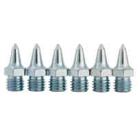 SET OF 12 STEEL SPIKES 9 MM FOR ATHLETICS SHOES