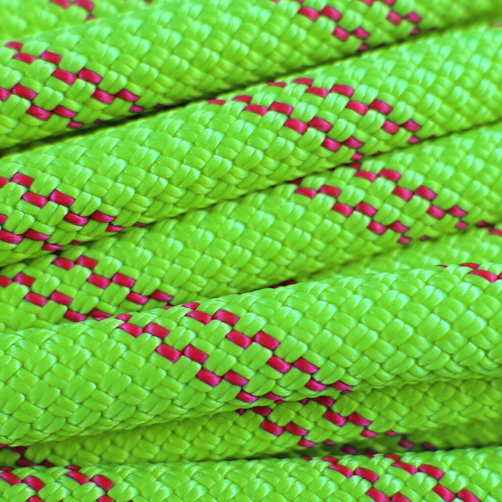 Double dry climbing and mountaineering rope 8.1 mm x 50 m - Rappel 8.1 Green