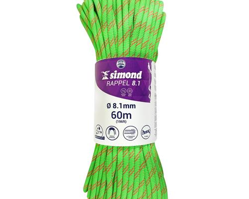 SIMOND RAPPEL 8.1 MM x 60 MCUERDA DE ESCALADA SIMOND RAPPEL 8.1mm X 60m - Manual Declaración de conformidad UEVerte