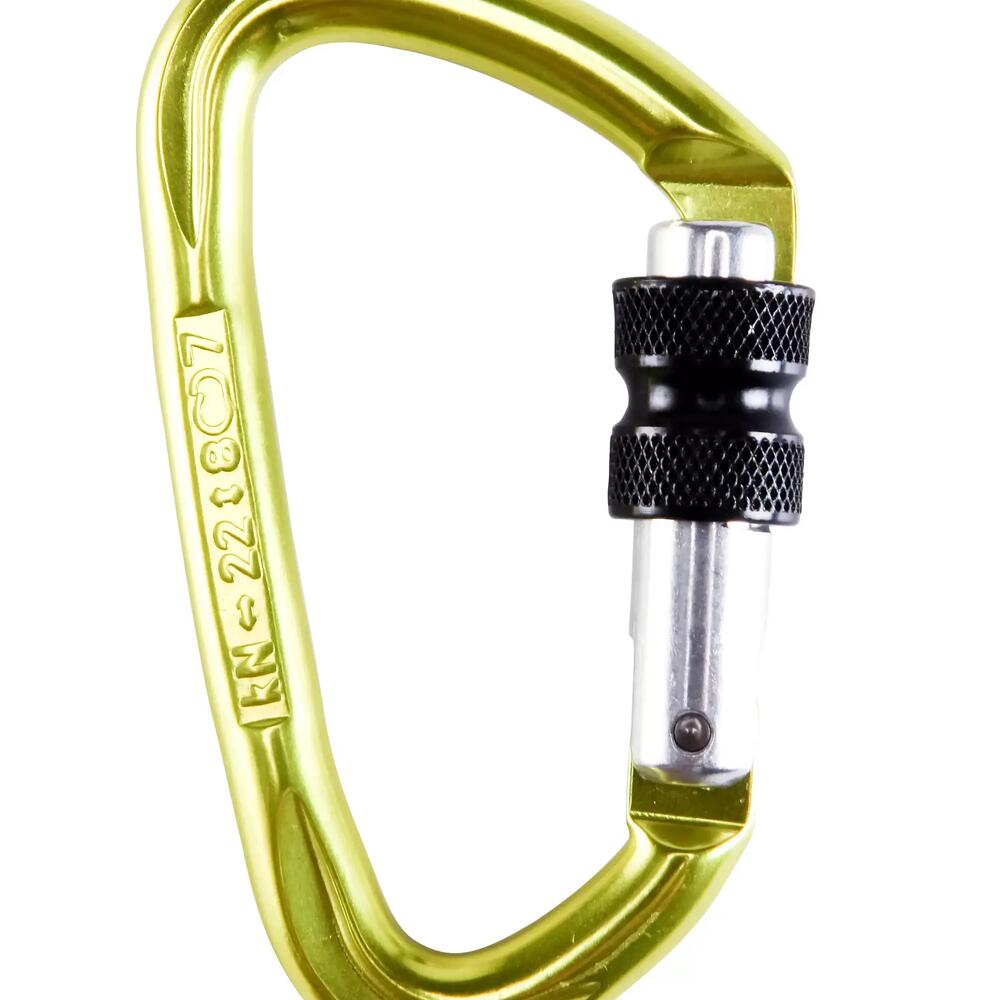 SIMOND SIMOND ROCKY SCREWGATE CARABINER - YELLOW