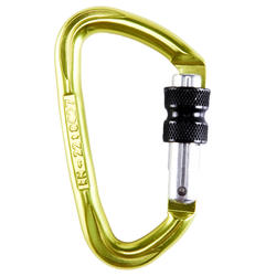 SCHROEFKARABINER ROCKY GEEL