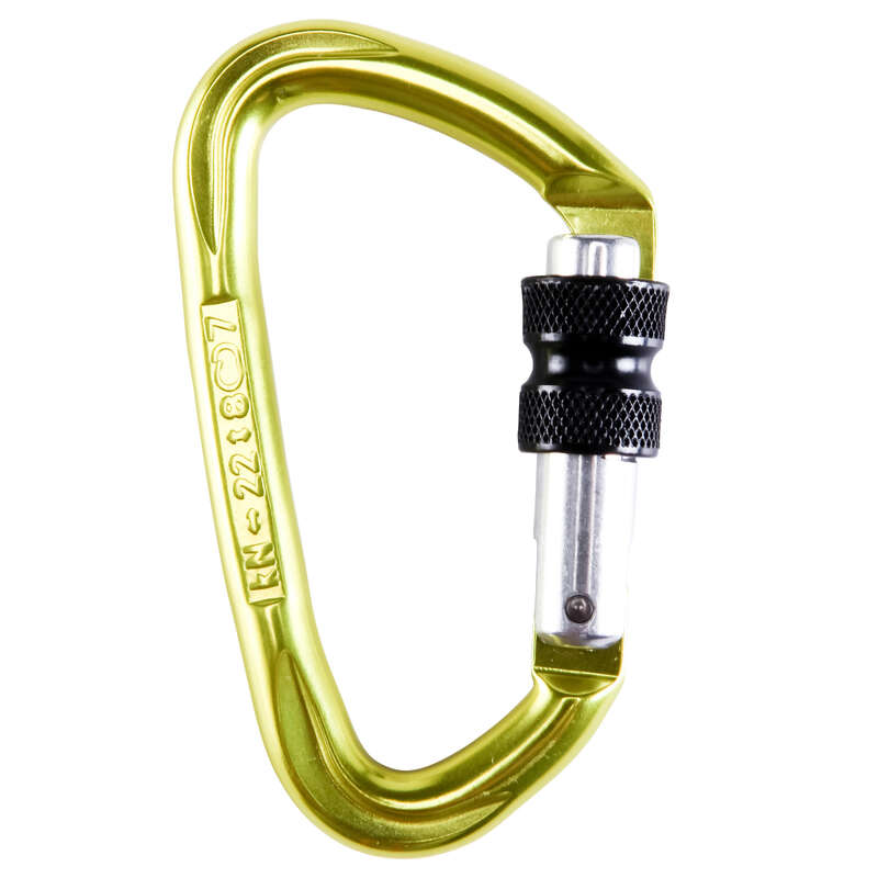 SIMOND CLIMBING AND MOUNTAINEERING SCREWGATE CARABINER...