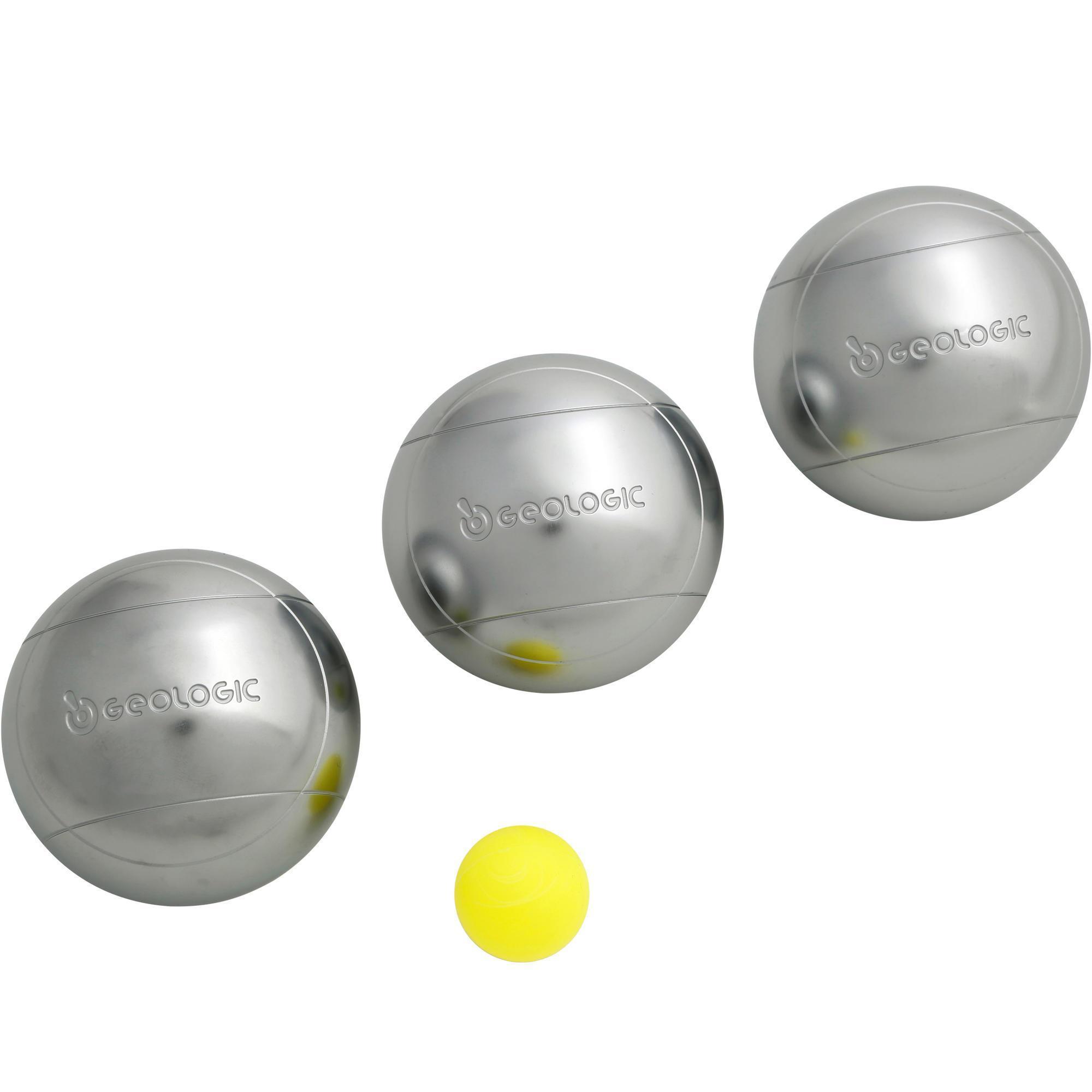 3 Discovery 300 Classic Petanque Boules 