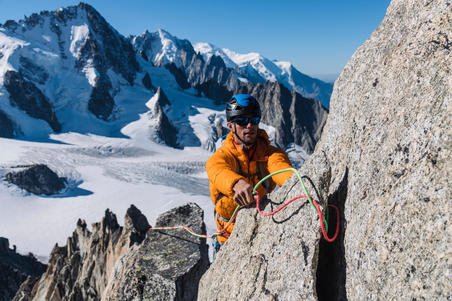 Подвійна мотузка RAPPEL для скелелазіння та альпінізму, 8,1 мм x 60 м - рожева