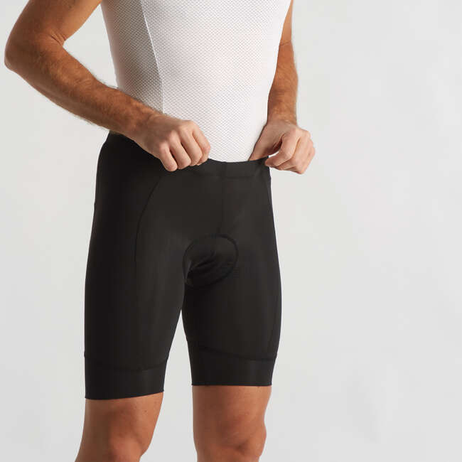 TRIBAN RC 100 Padded Cycling Shorts Black Decathlon