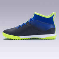 Botas de Fútbol Kipsta Agility 500 HG Turf niños azul negro