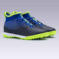 Botas de Fútbol Kipsta Agility 500 HG Turf niños azul negro