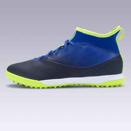 Botas de Fútbol Kipsta Agility 500 HG Turf niños azul negro