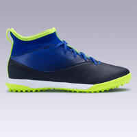 Botas de Fútbol Kipsta Agility 500 HG Turf niños azul negro