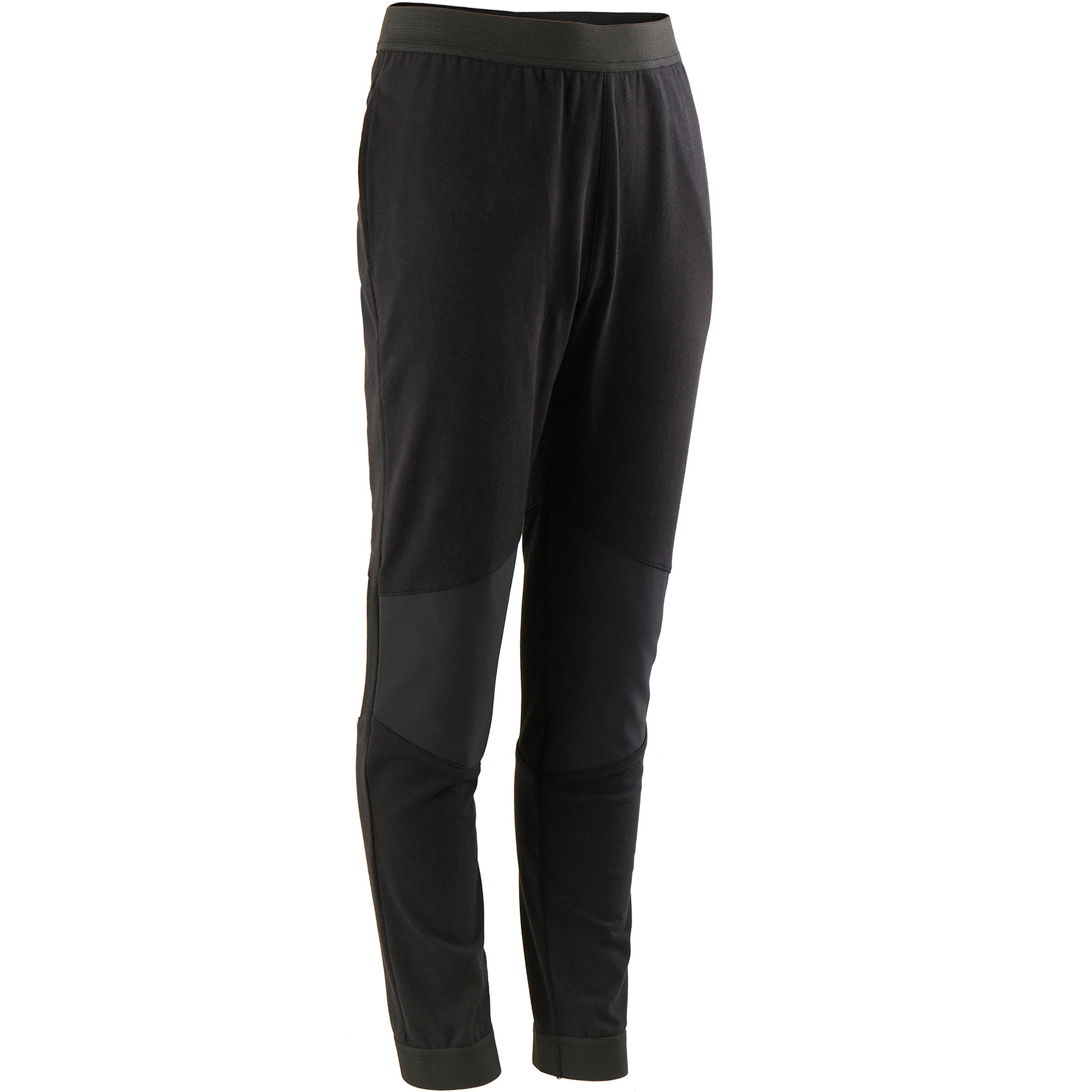 Domyos Broek Katoen Ademend Sterk Slim Fit Licht 500 Jongens Gym Kinderen domyos kopen in de aanbieding