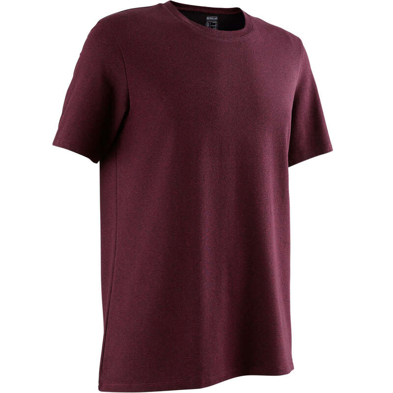 MAN GYM, PILATES APPAREL Clothing - 500 Regular-Fit Gym T-Shirt NYAMBA - Tops