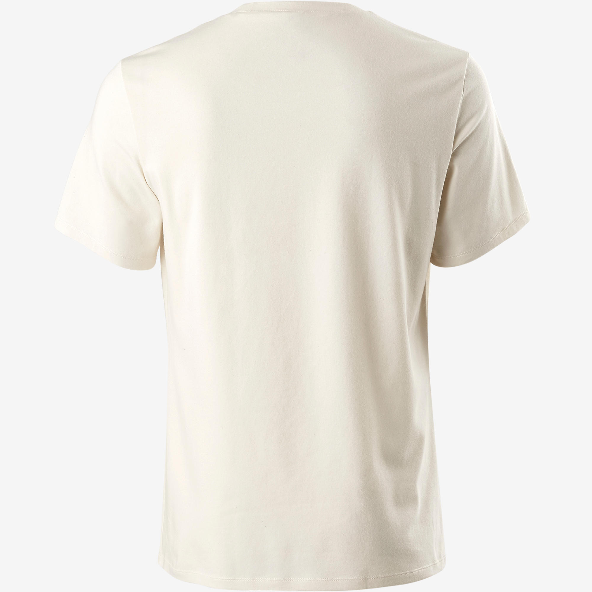 

Men's Gym T-Shirt Regular Fit 500 - Beige