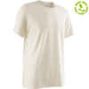 500 Regular-Fit Pilates & Gentle Gym T-Shirt - Beige