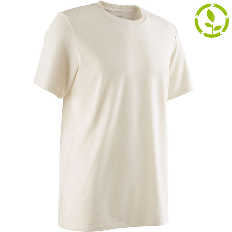 MAN GYM, PILATES APPAREL Clothing - 500 Regular-Fit Gym T-Shirt NYAMBA - Tops