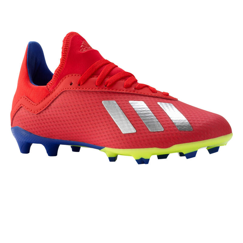 Ghete Fotbal X 18.3 FG Roșu Copii