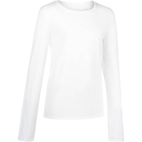 Kids' Basic Long-Sleeved T-Shirt - White