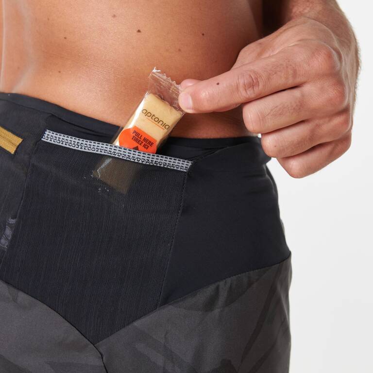 Men's Trail Running Baggy Shorts - Graph Grey