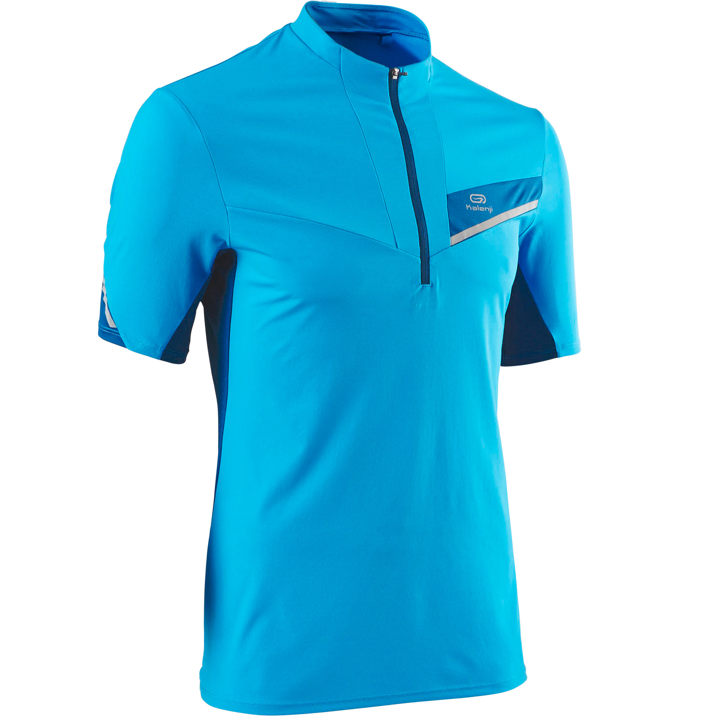 EVADICT Men's Trail Running Short-Sleeved T-shirt - Blue/Turquoise