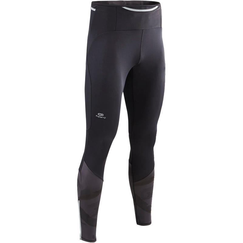 Collant course sur sentier noir gris homme Collant course sur sentier noir gris homme