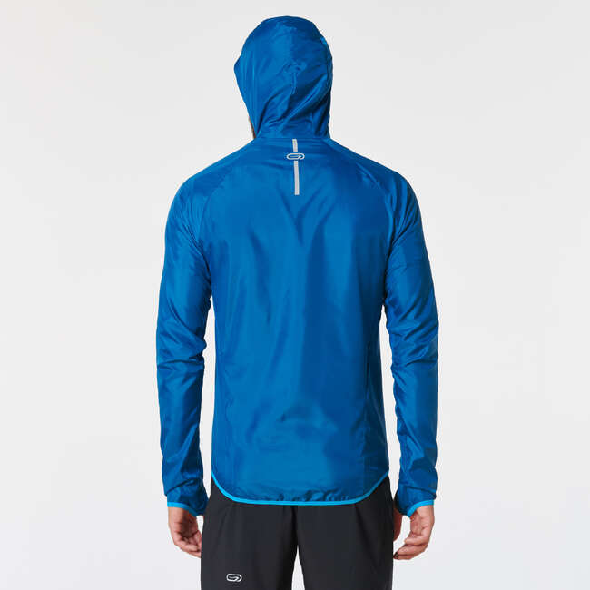 EVADICT MEN'S TRAIL RUNNING WINDPROOF JACKET BLUE