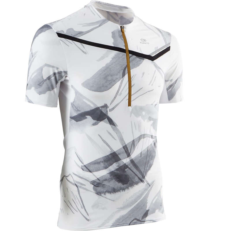MAN TRAIL RUNNING CLOTHES Trail Running - TRAIL PERF M SS TS GRAPH/WHITE EVADICT - Trail Running Clothes