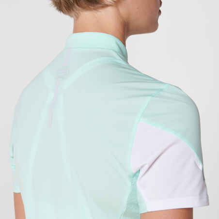 Women's Short-Sleeved Trail Running T-shirt - Pastel mint green