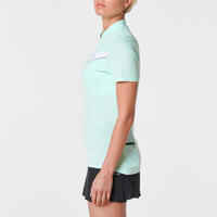 Women's Short-Sleeved Trail Running T-shirt - Pastel mint green