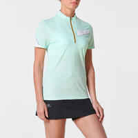 Women's Short-Sleeved Trail Running T-shirt - Pastel mint green