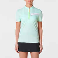 Women's Short-Sleeved Trail Running T-shirt - Pastel mint green