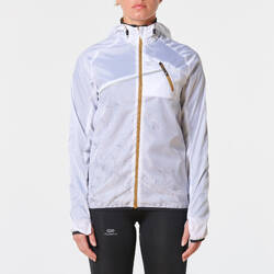 Women's Windproof Trail Running Jacket - White