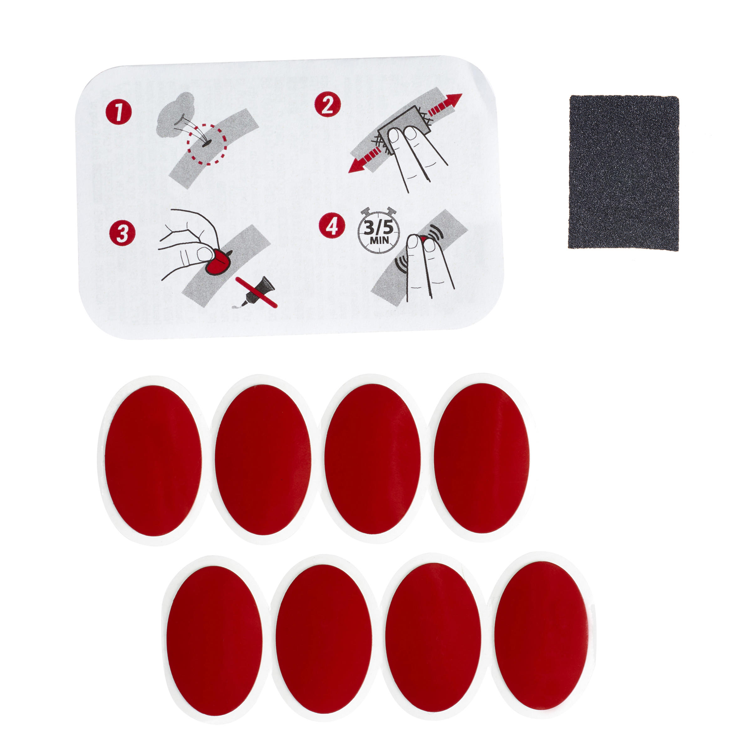 KIT DI ADESIVI PER LA RIPARAZIONE DELLA CAMERA D'ARIA