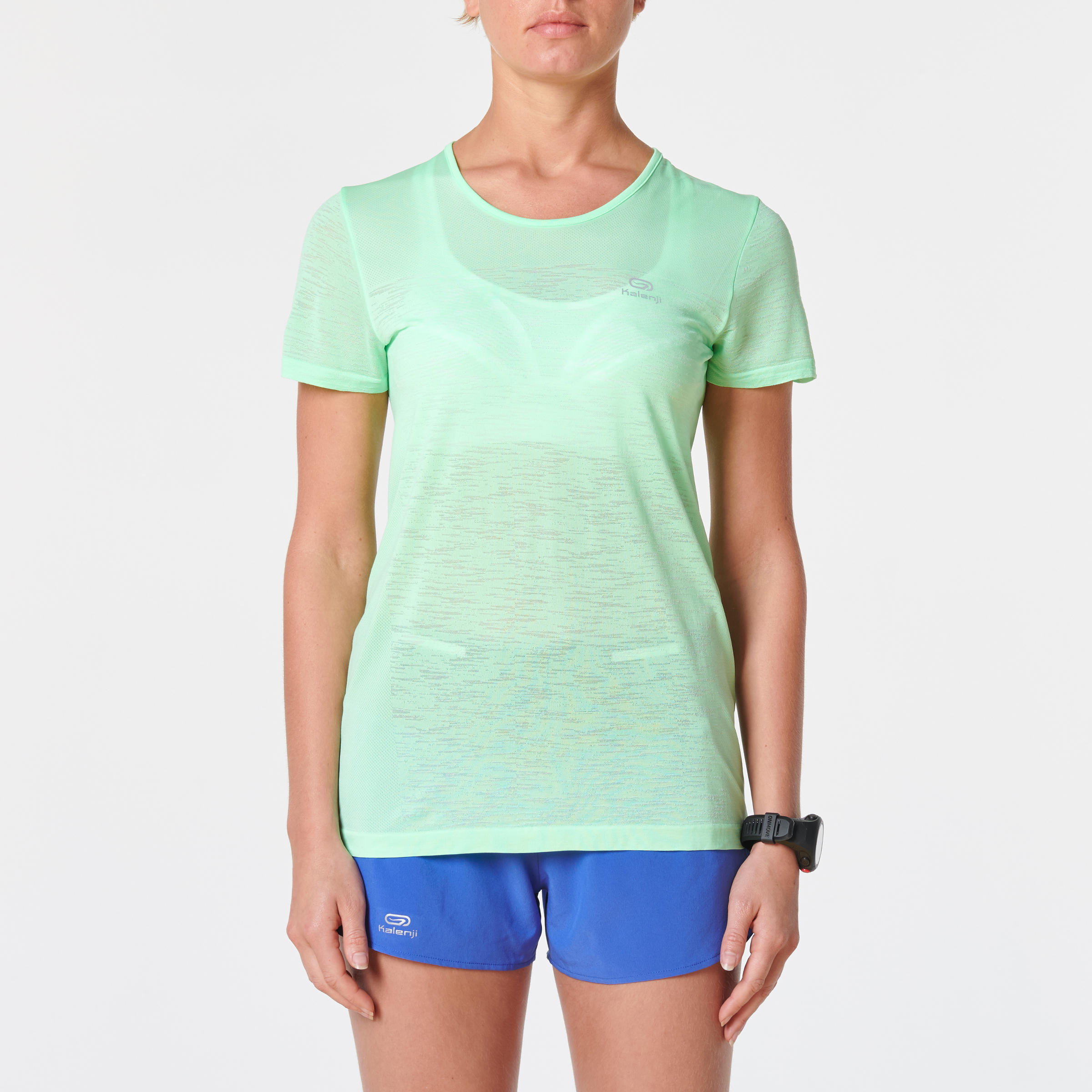 

Kalenji Kiprun Care Women'S Running T-Shirt - Green -  By KIPRUN | Decathlon