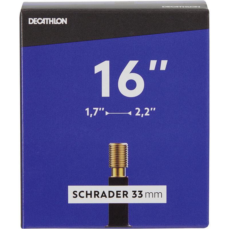 CHAMBRE À AIR 16" SECTION 1,70 A 2,20 VALVE SCHRADER CHAMBRE À AIR 16" SECTION 1,70 A 2,20 VALVE SCHRADER