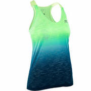 CAMISETA DE TIRANTES MUJER KIPRUN CARE CON TOP VERDE DEGRADADO
