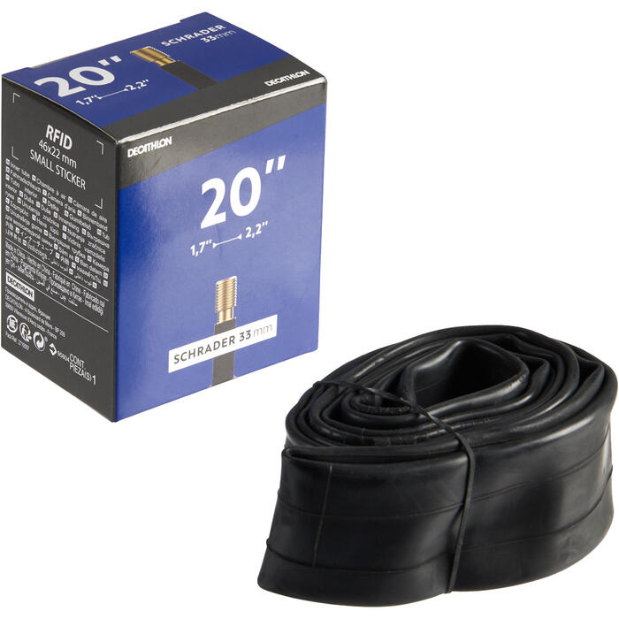 Chambre A Air 20 Pouces Section 1 7 A 2 2 Valve Schrader Btwin