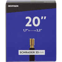 أنبوب داخلى20 بوصة بصمام Schrader - مقطع عرضي من 1.7 حتى 2.2  