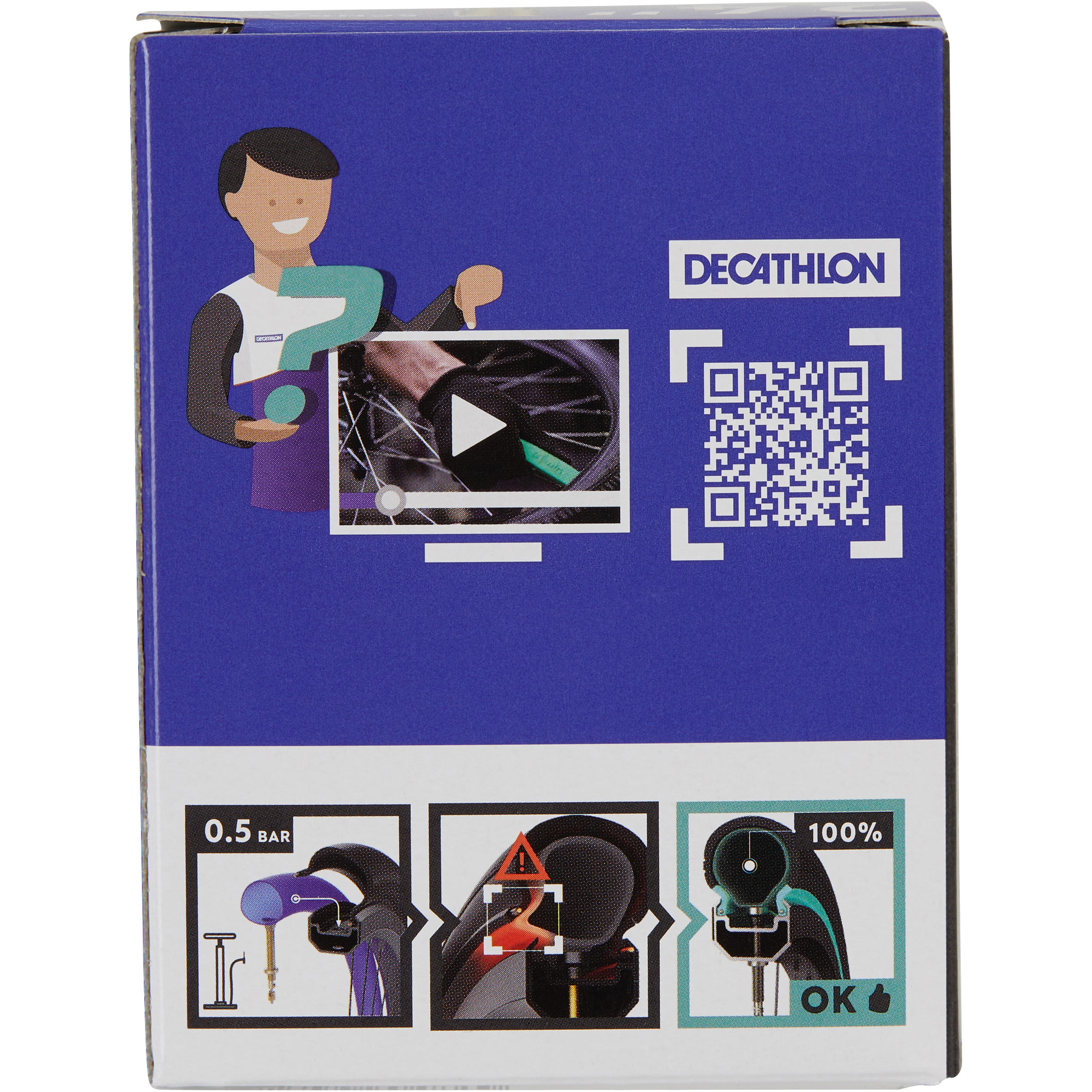 CHAMBRE A AIR 24 POUCES SECTION 1,7 A 2,2 VALVE SCHRADER BTWIN | Decathlon