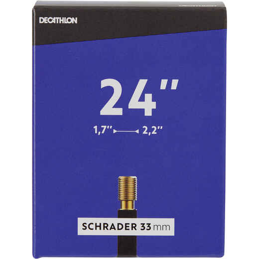 
      24x1.7-2.2 Bike Inner Tube - Schrader
  