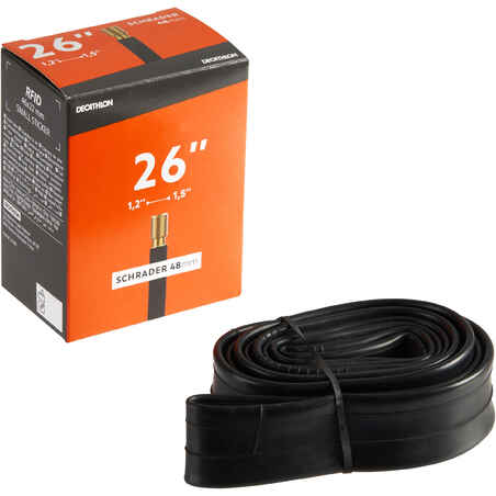 26X1.2-1.5 Bike Inner Tube - Schrader