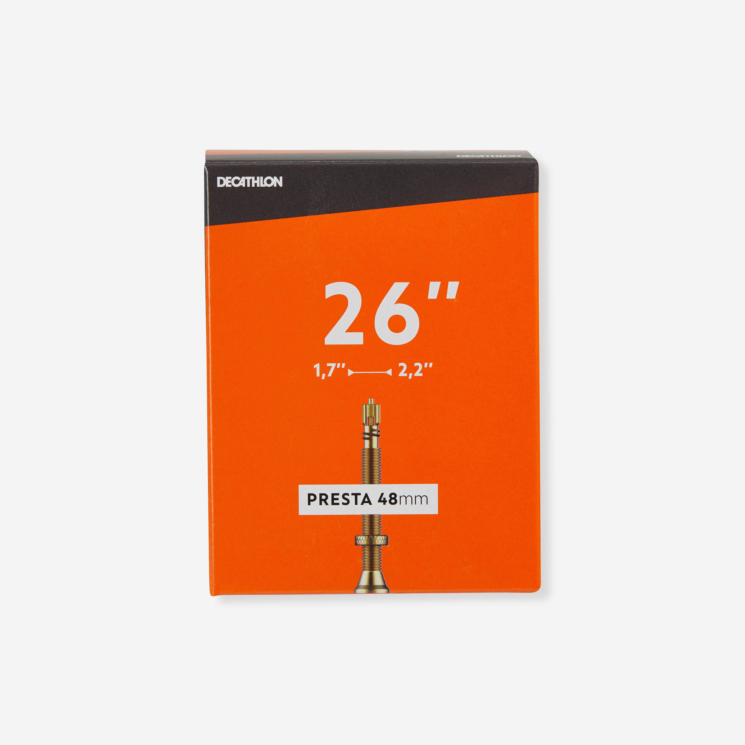 26x1.7/2.2 Inner Tube - 48 mm Presta Valve -  1