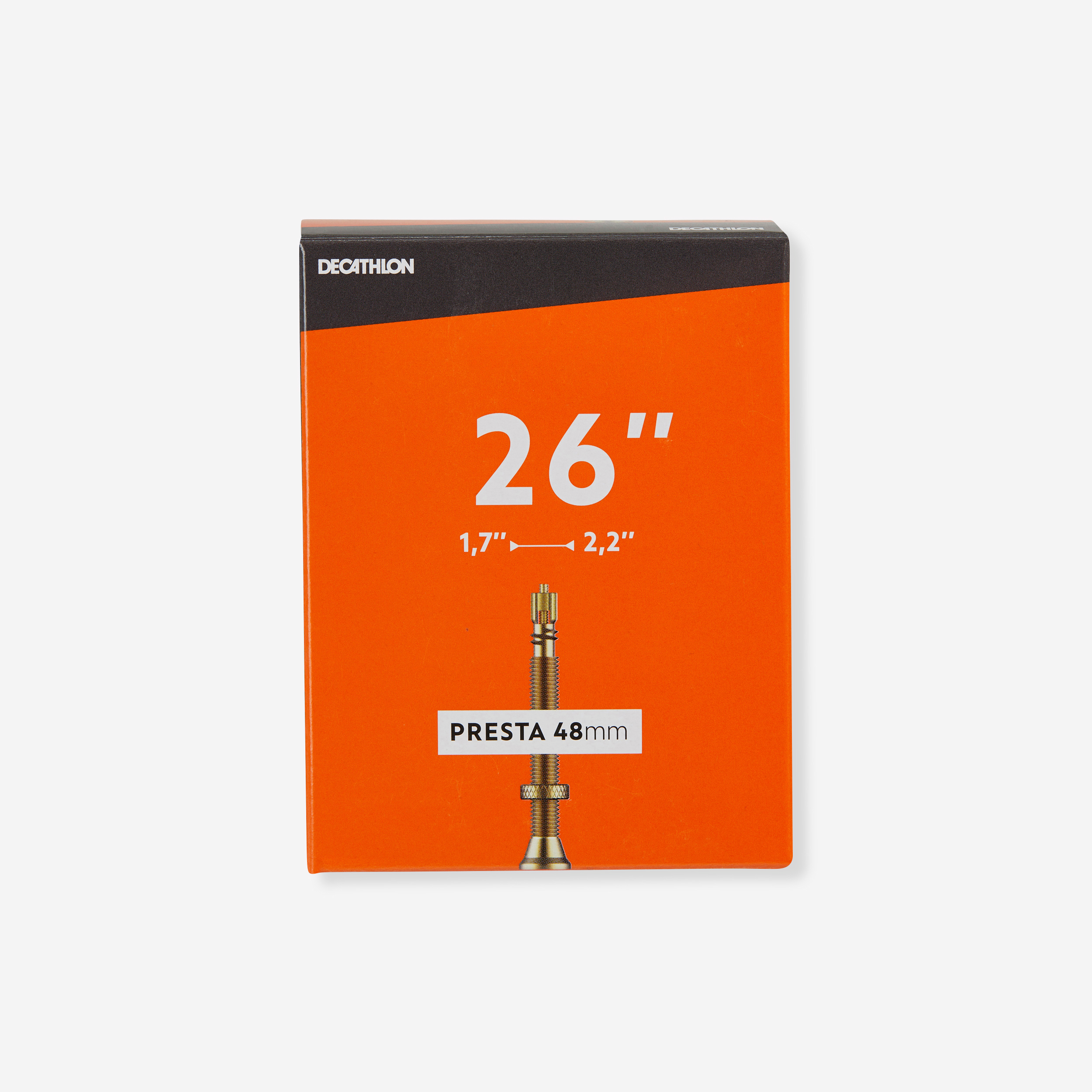 Chambre a air 26x1,7/2,2 valve presta 48mm - Pièces détachées cycle - Decathlon- Clubs - Entreprises - Collectivités - Associations
