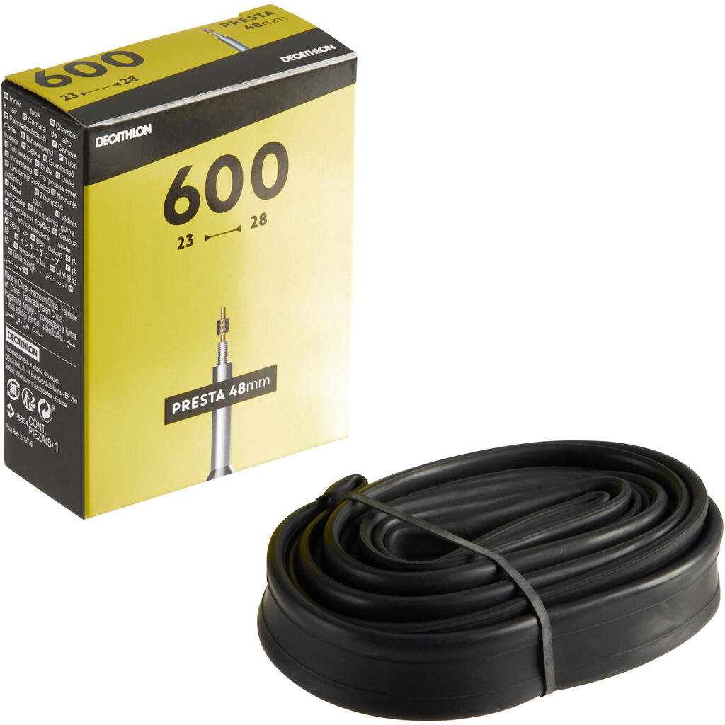 600x23-28 Bike Inner Tube - Presta