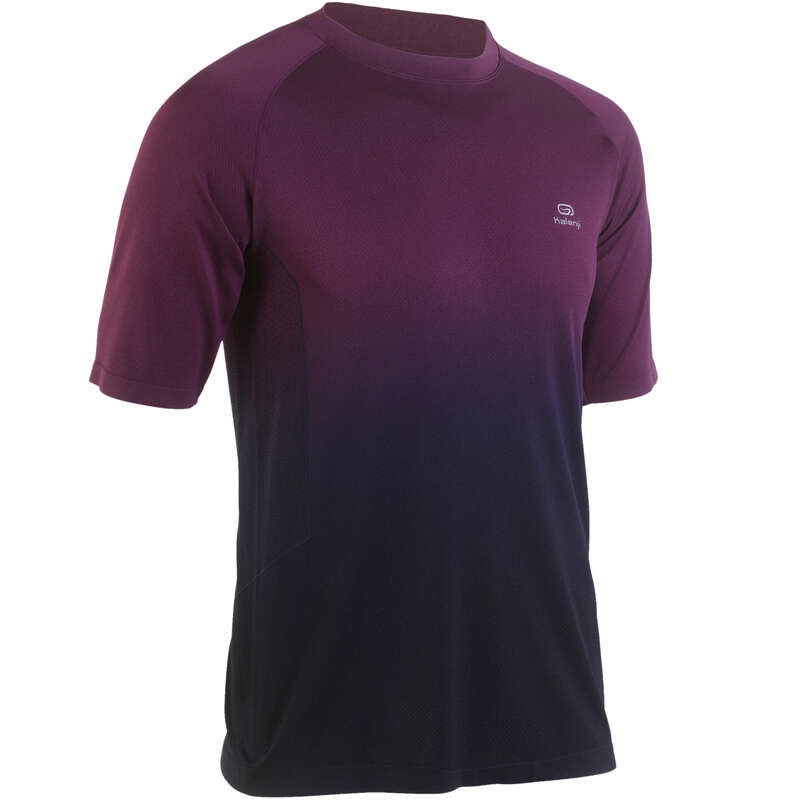 MAN WARM/MILD WEATHER RUNNING CLOTHES Clothing - KIPRUN CARE MEN'S T-SHIRT KALENJI - Tops