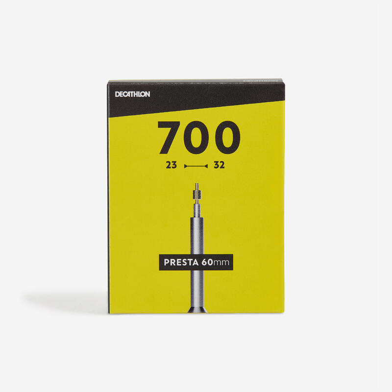DECATHLON İç Lastik - 700 X 23 / 32 - 60 Mm - Presta Valf Uyumlu DECATHLON İç Lastik - 700 X 23 / 32 - 60 Mm - Presta Valf Uyumlu
