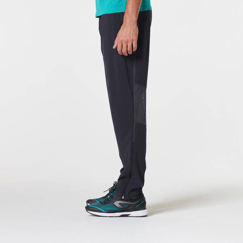 PANTALON DE RUNNING HOMME RESPIRANT KIPRUN NOIR