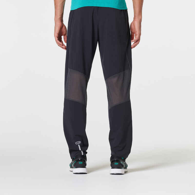 Men's Running Pants (Breathable) Black - Kiprun
