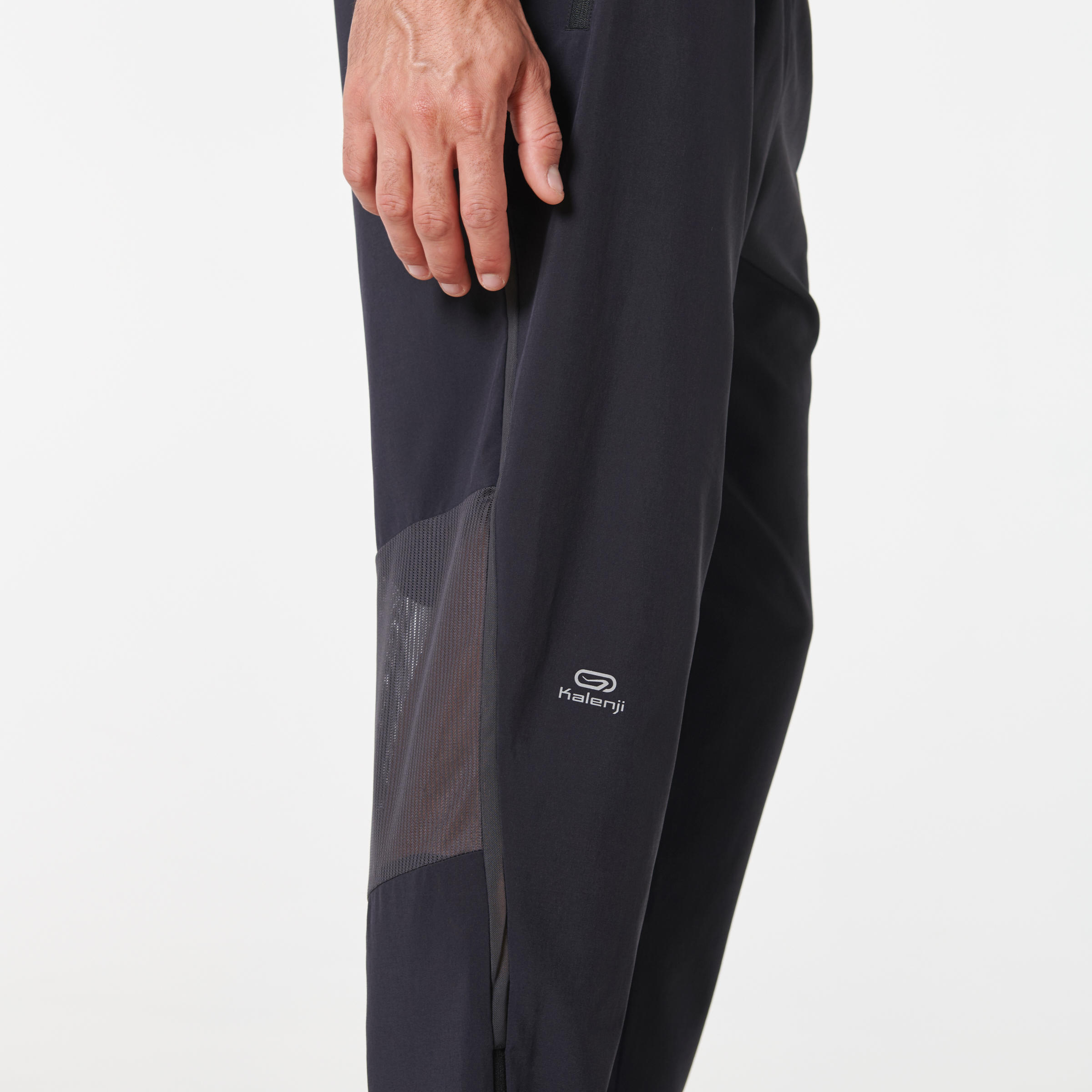 BREATHABLE RUNNING TROUSERS - BLACK 