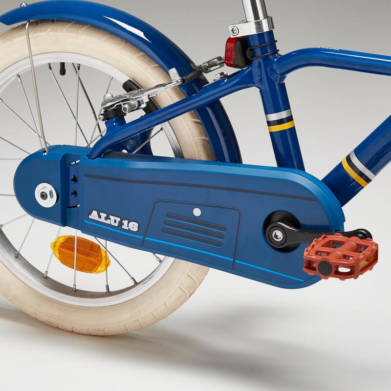 Bicicleta niños 16 pulgadas aluminio Btwin 900 Racing City azul 4,5-6 años